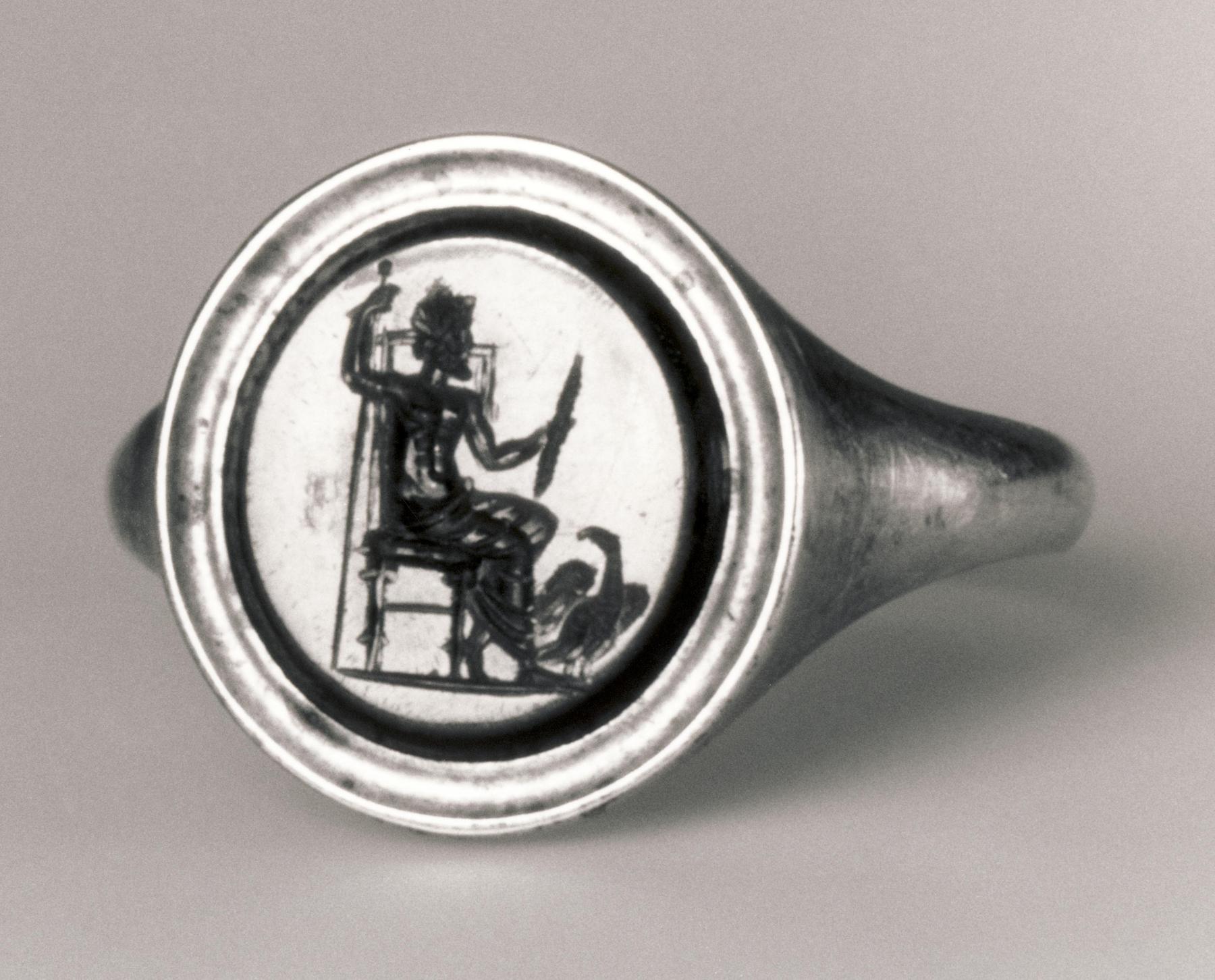 Zeus with a thunderbolt, a scepter and an eagle, I97