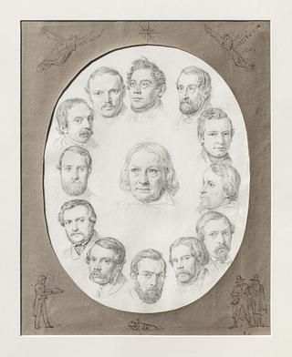Nysø154 Thorvaldsen blandt landsmænd juleaften 1841 i Rom