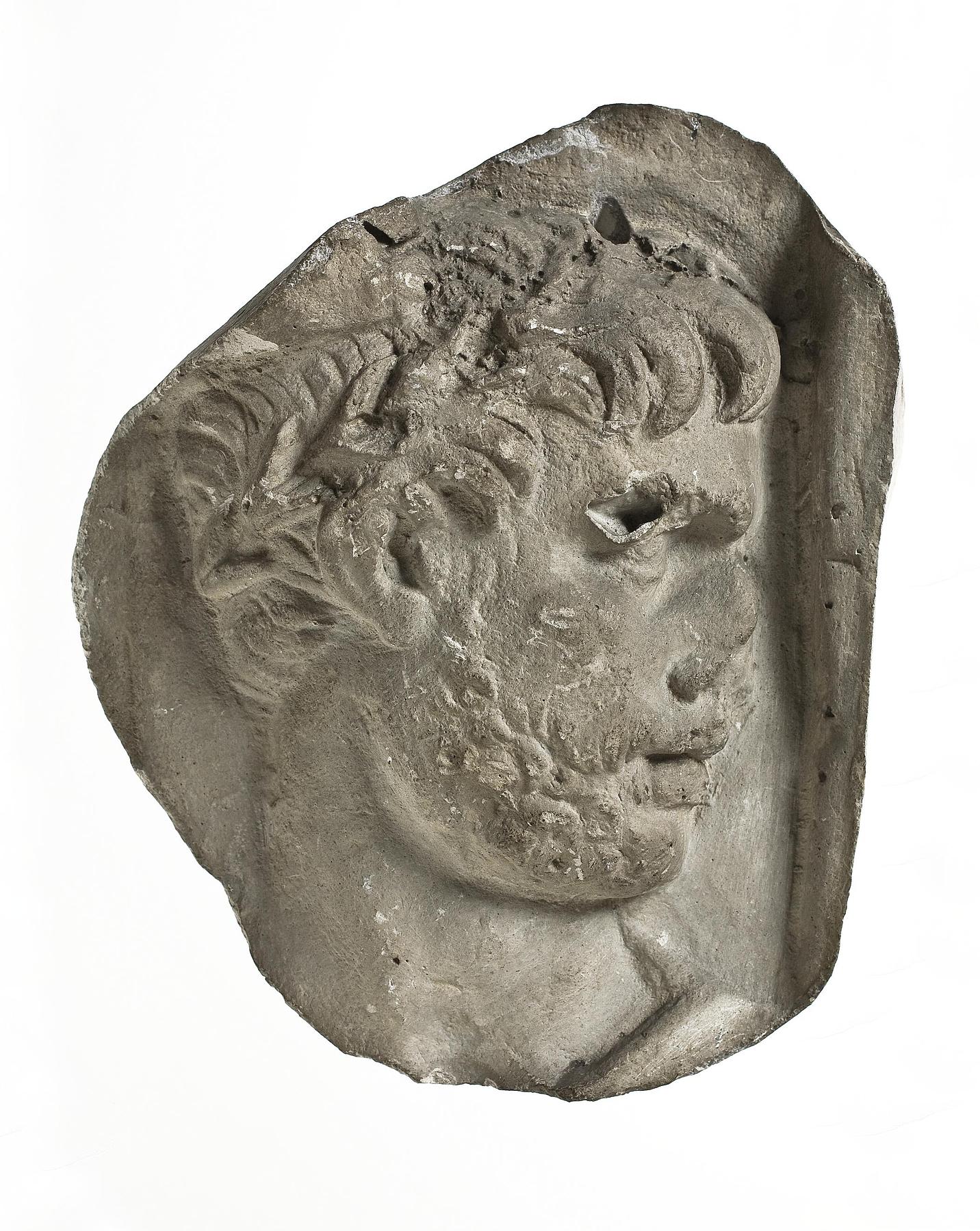 Head of a Roman priest, L325a