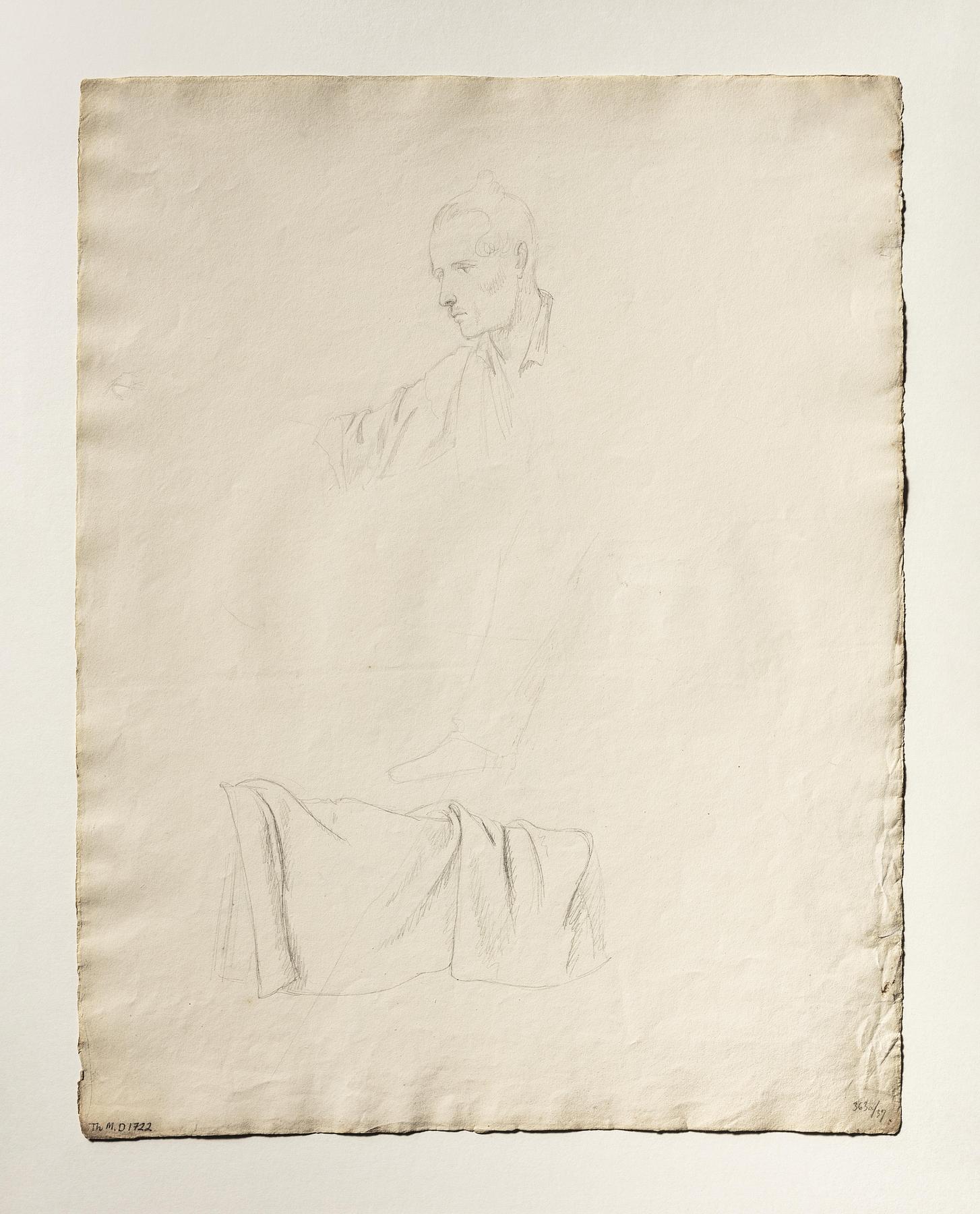 Labourer. Leg. Drapery, D1722v