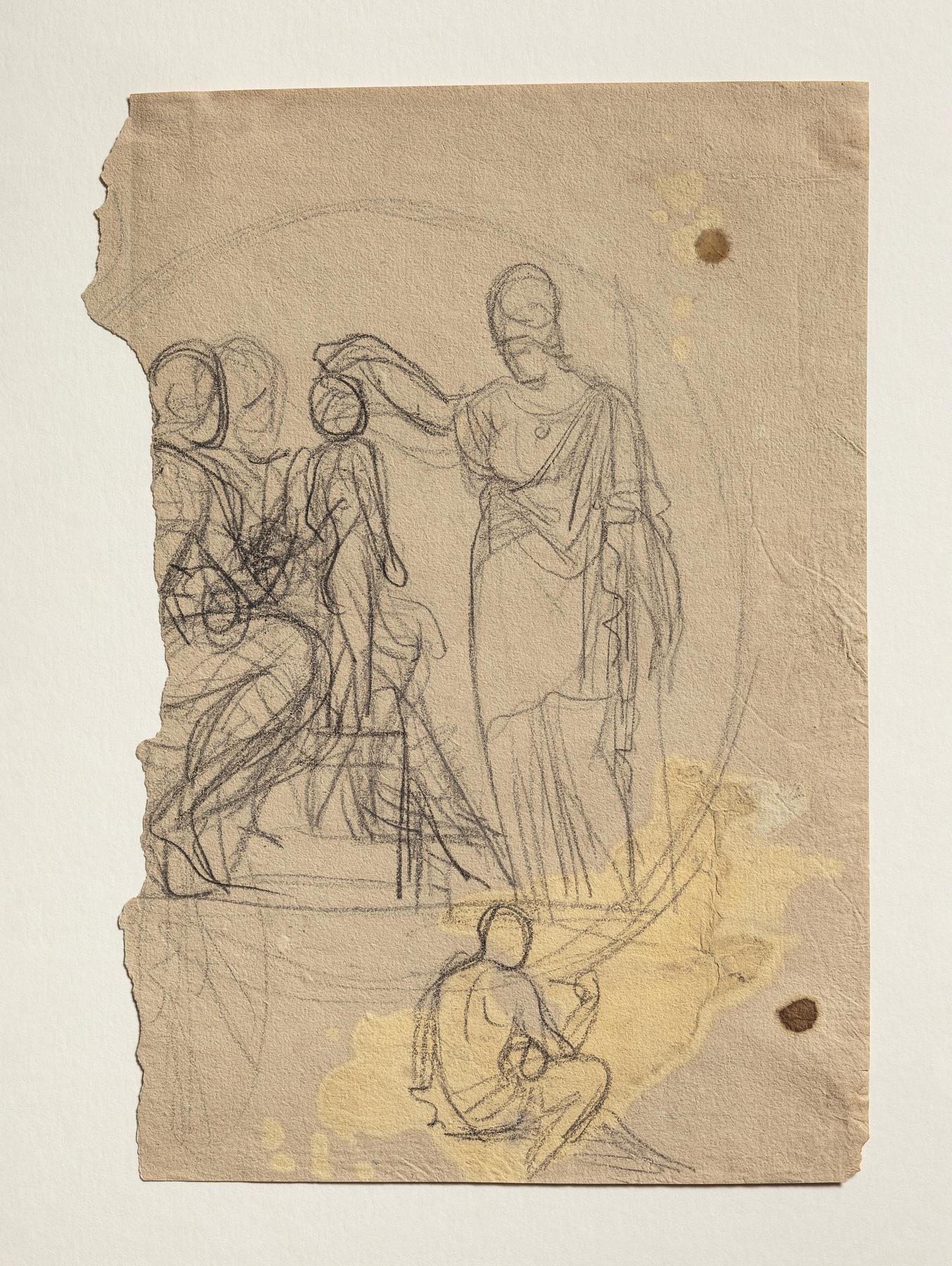 Minerva Adds a Soul to the Human Being Created by Prometheus, C75r