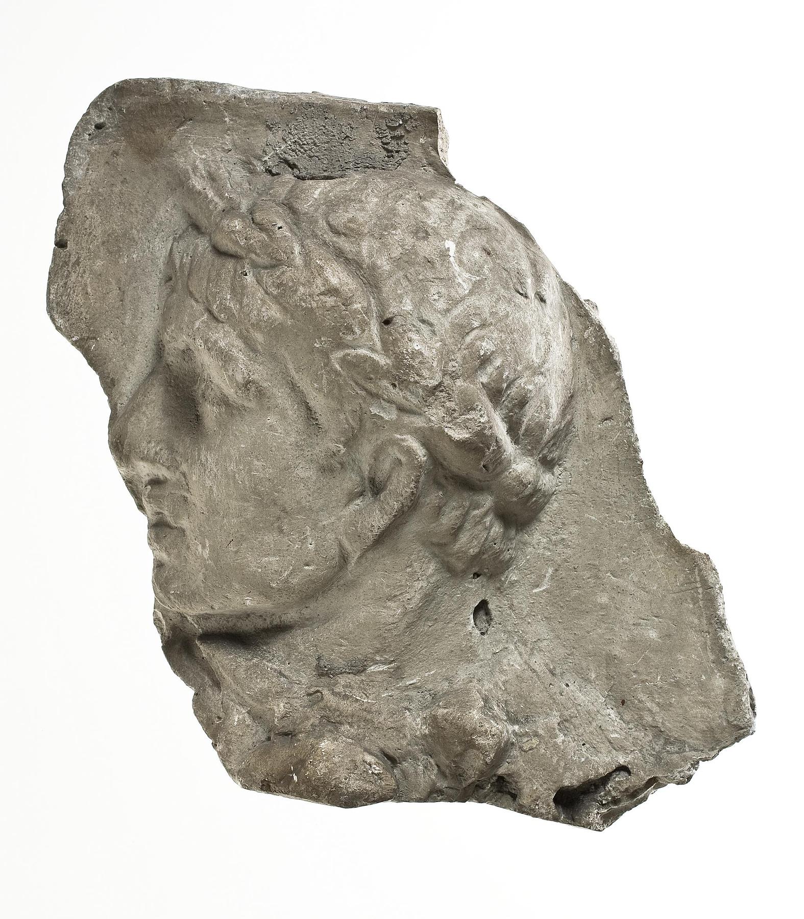 Head of a Roman priest, L325f
