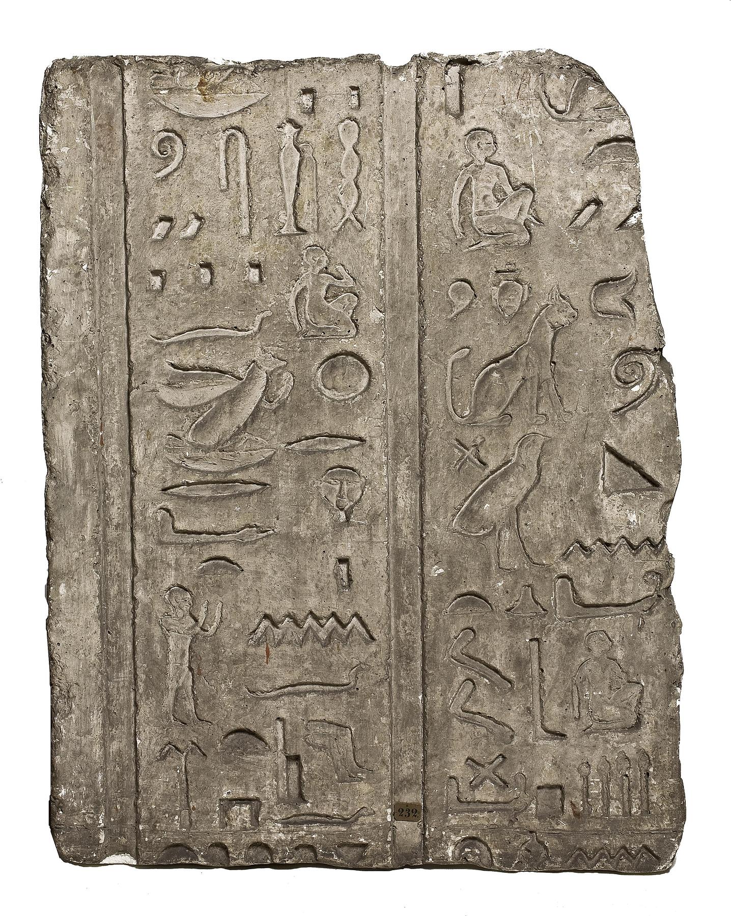 Hieroglyphic inscription, L232
