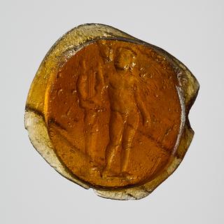 I198 Apollon med kithara og en herme