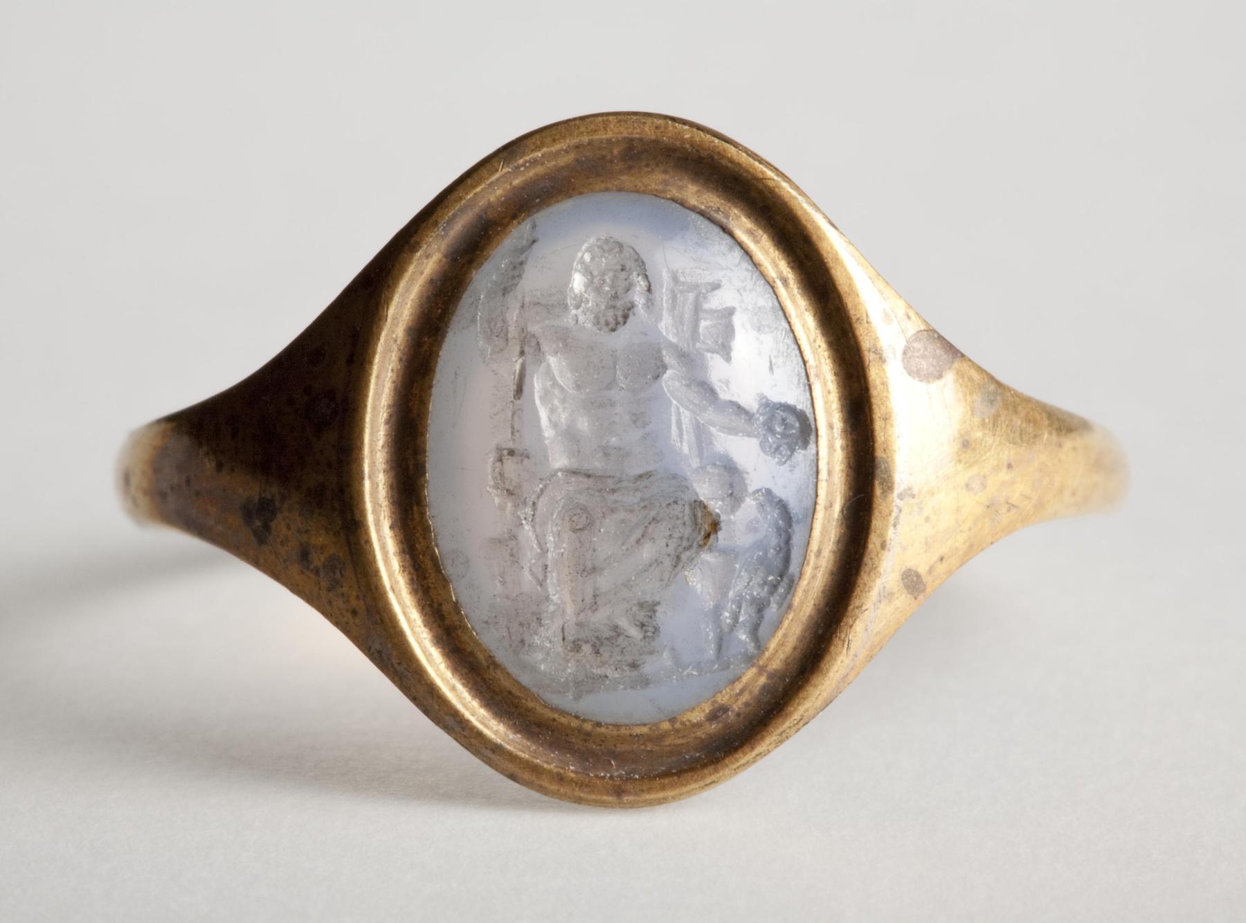 Zeus tronende med scepter og ørn, I89