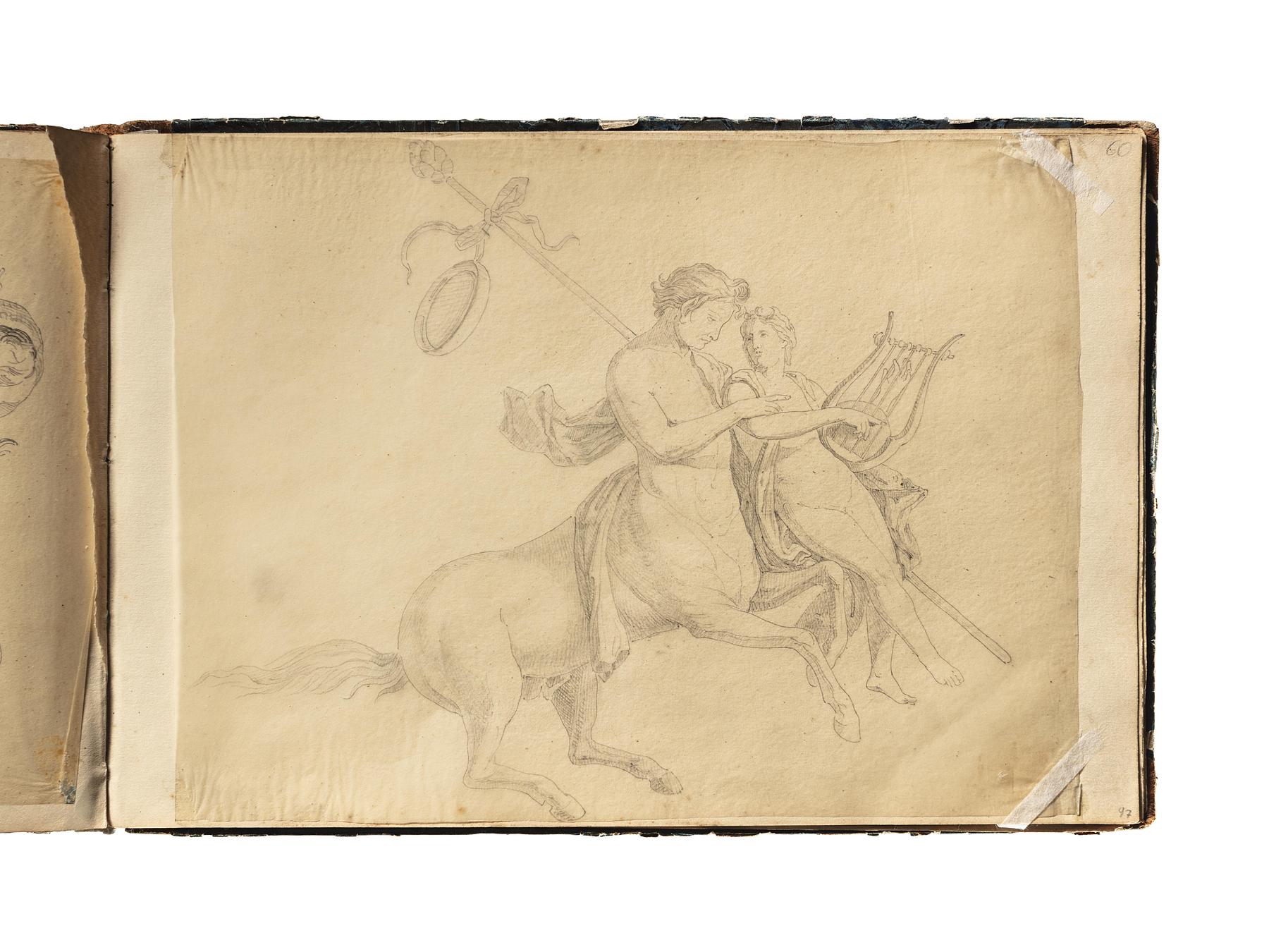 Chiron og Achilleus (?), D1827,97