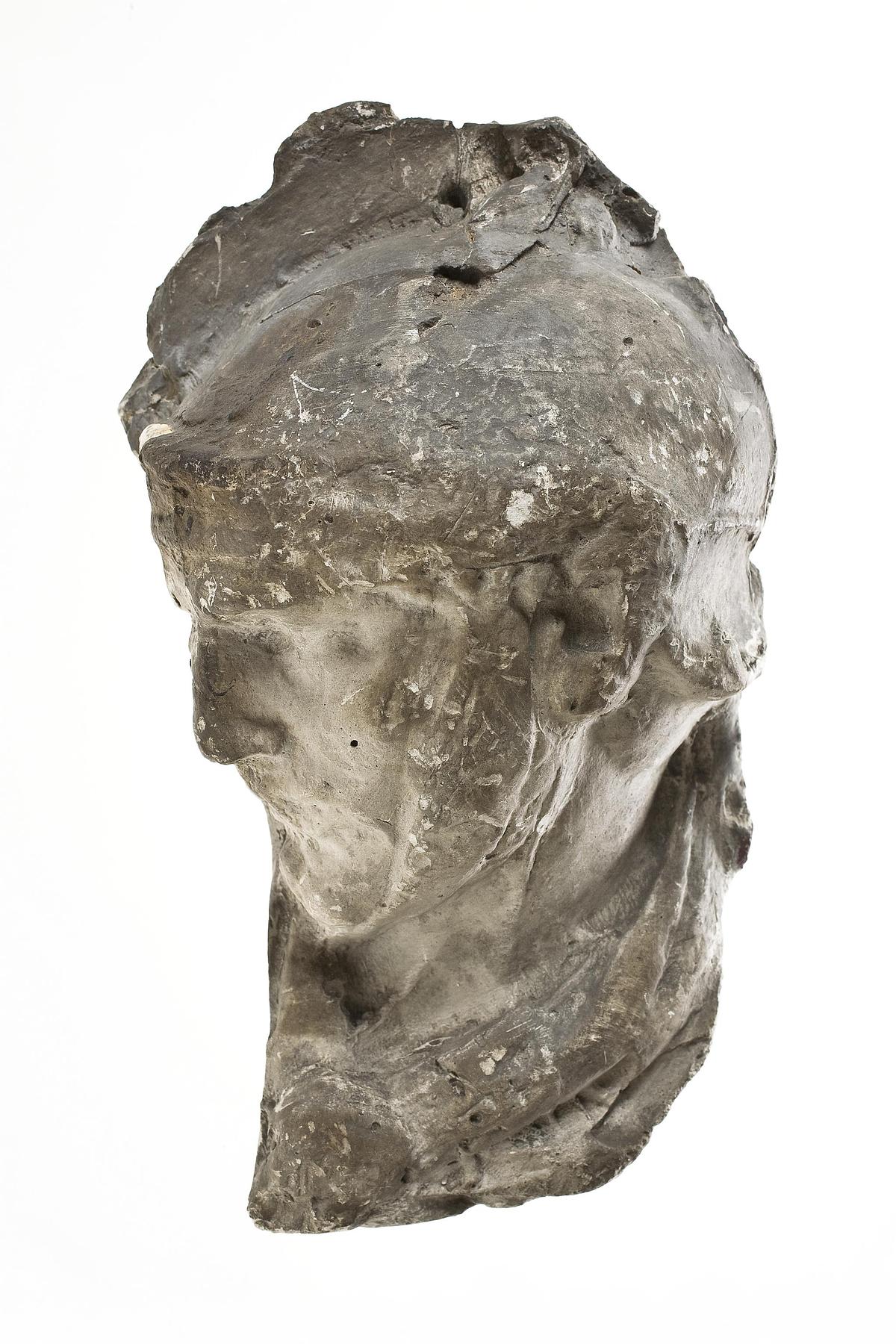 Hoved af romersk hjælpesoldat iklædt hjelm, L326ll