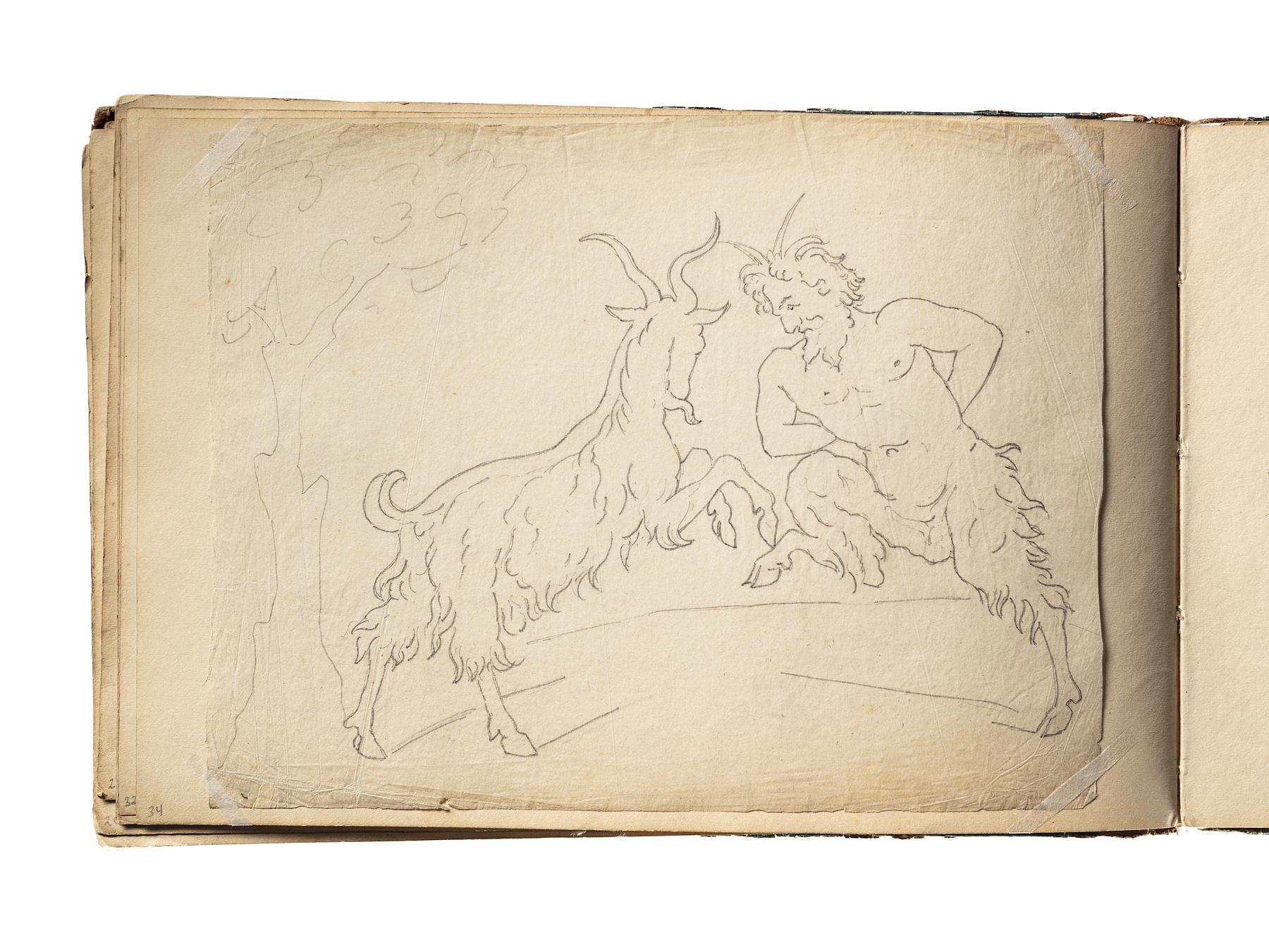 Satyr og ged, D1827,34