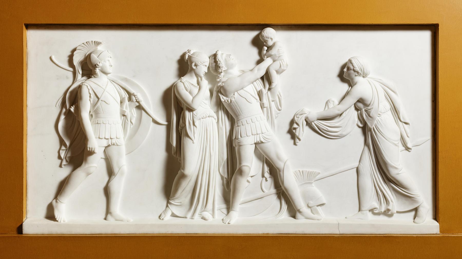 Hektors afsked med Andromache og Astyanax, A776