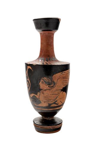H624 Lekythos with a sphinx