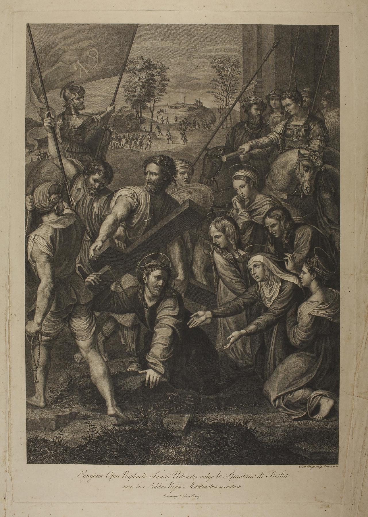 Christ Falling on his Way to Calvary, E474