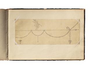 D1827,99 Ornament with Figure carrying a Thyrsos Staff