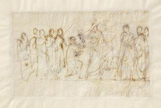 C208v Minerva Adds a Soul to the Human Being Created by Prometheus