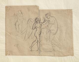 C49r Cupid Complains to Venus about a Bee Sting. Bacchus