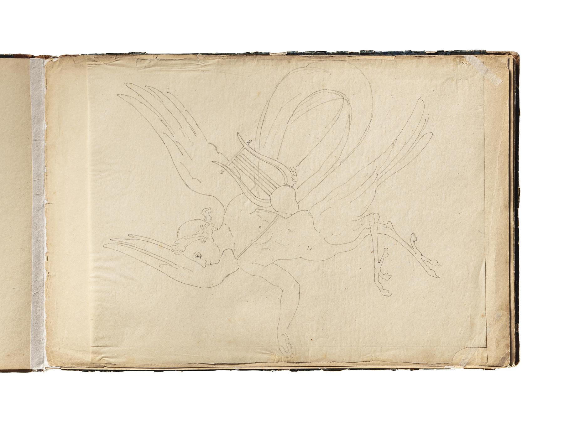 Harpyie eller sirene (?), D1827,41