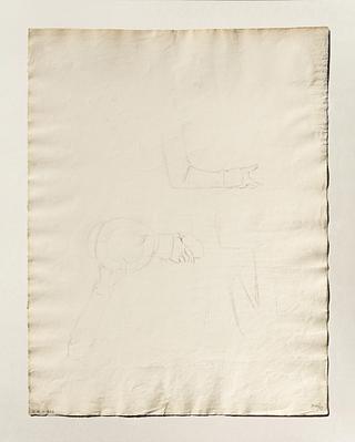 D1683v Arme og hænder til Hans Birch Dahlerup, Bertel Thorvaldsen, Hermann Ernst Freund og Orla Lehmann