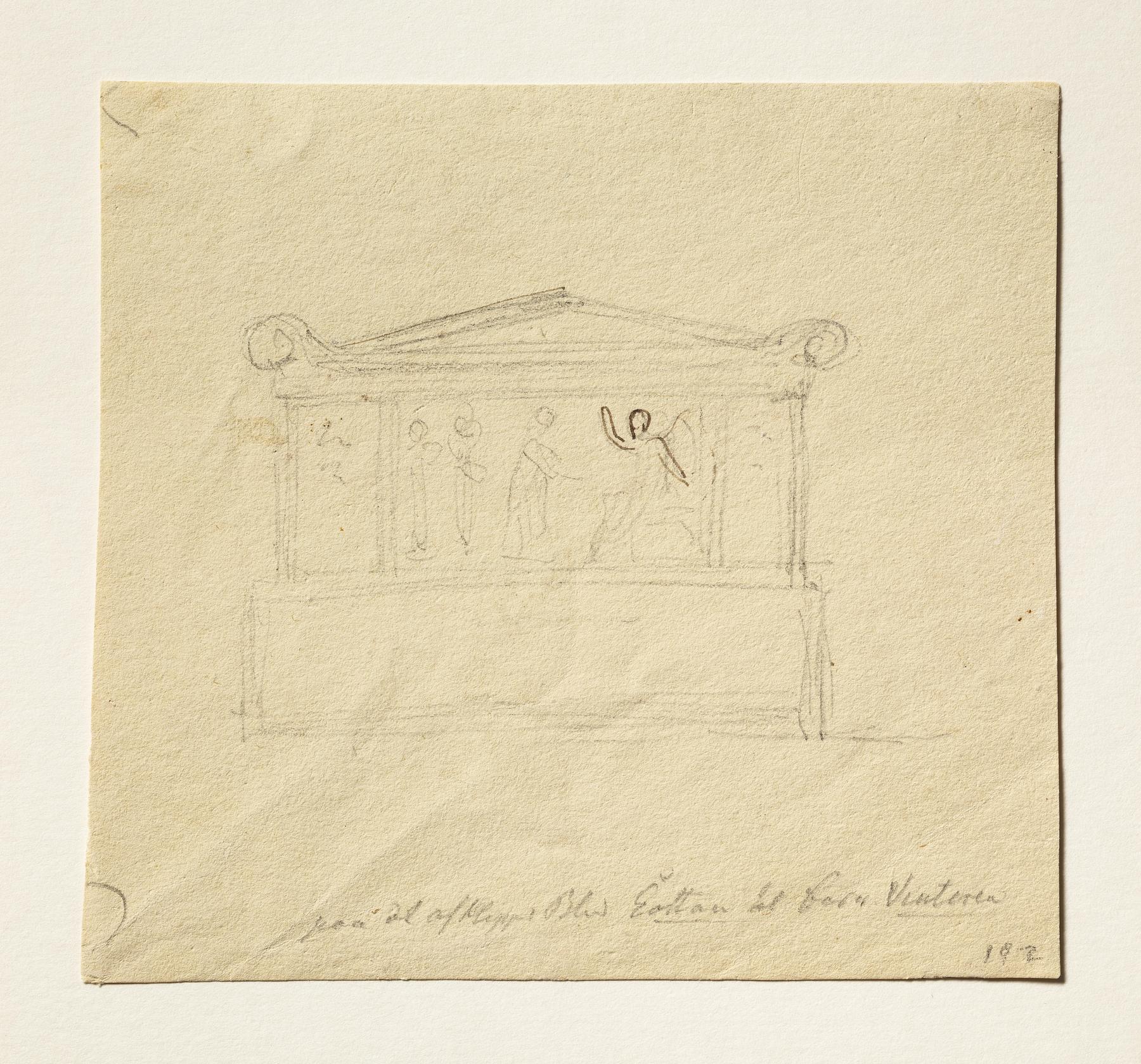 Sarcophagus with the relief The Marys at the Sepulchre, C192r