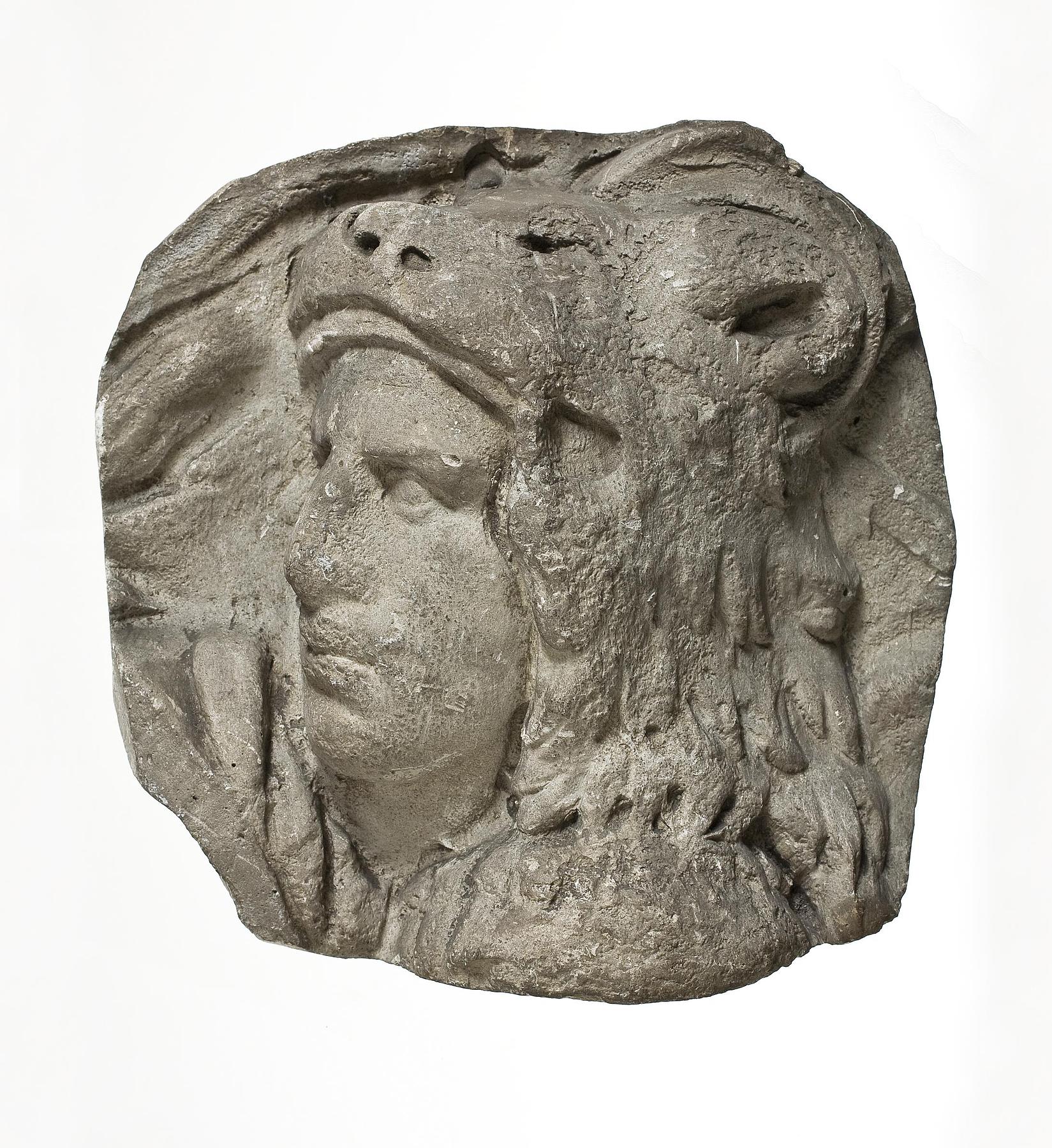 Head of a standard-bearer, L327u