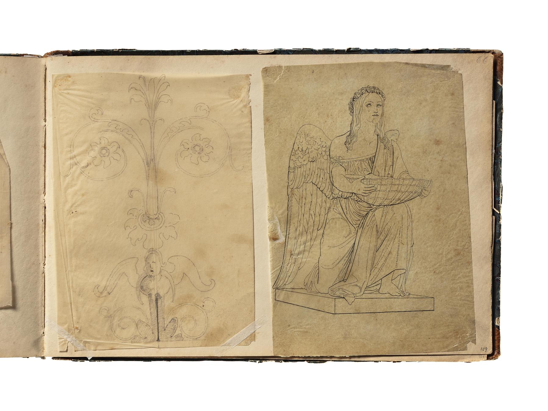 Ornament. Baptismal Angel Kneeling, D1827,109