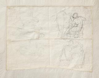 C67v Minerva and Prometheus. Achilles and Briseis