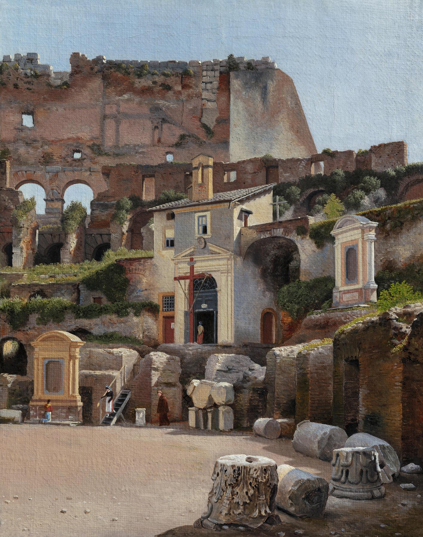 Det indre af Colosseum i Rom, B405