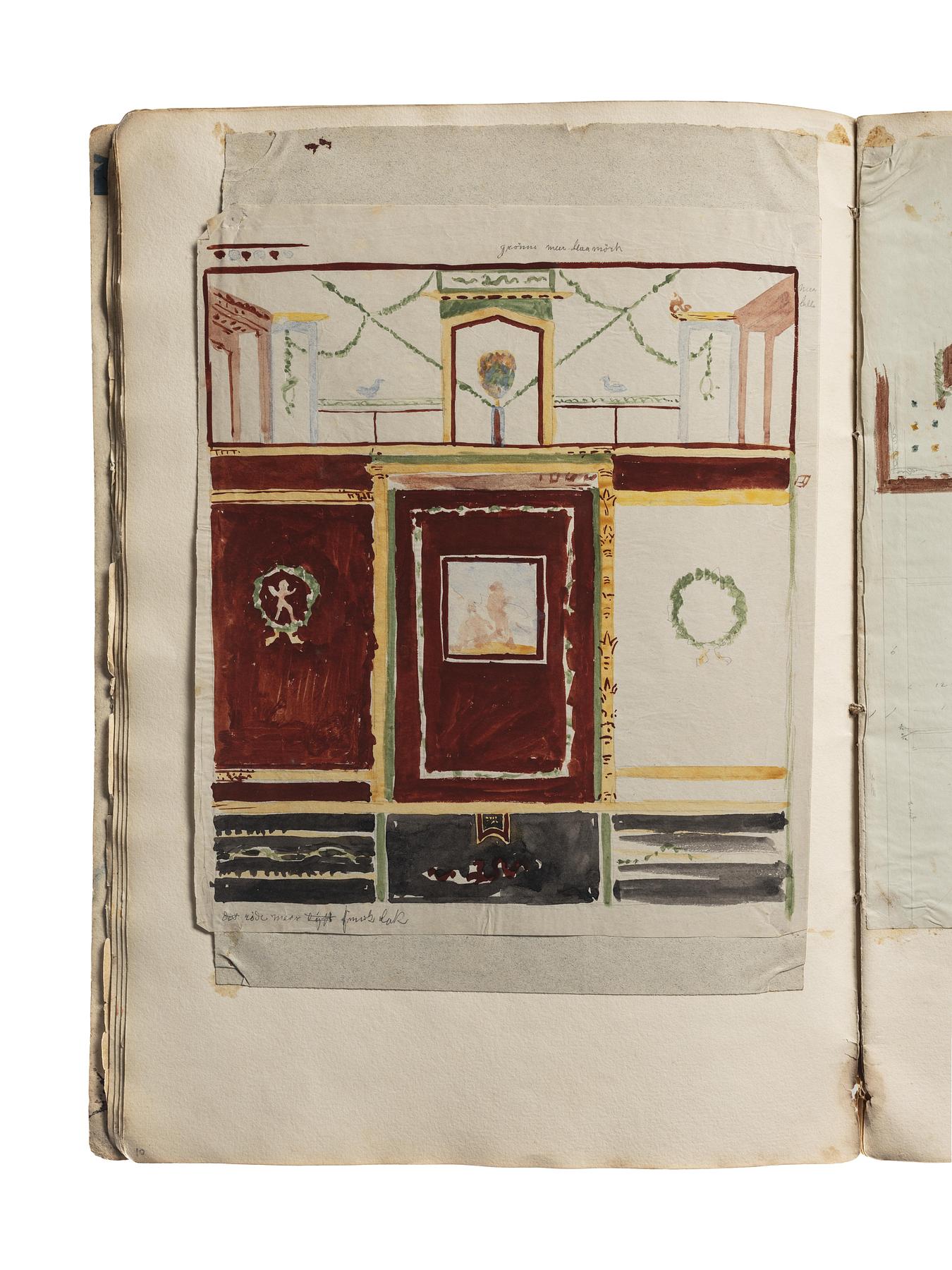 Vægdekoration, D1828,10