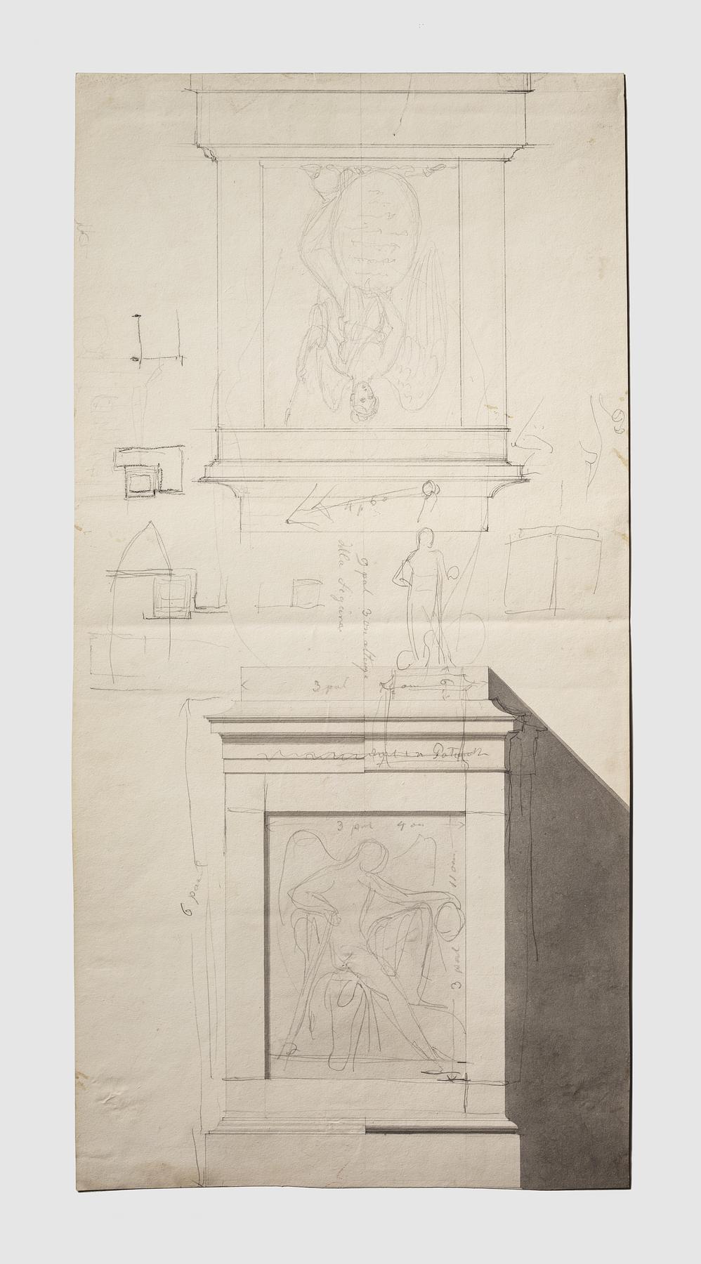 Plinth with the reliefs Victory and the Genius of Death, C226