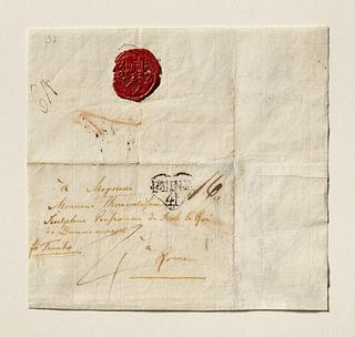 C25v Letter of October 4, 1801 from Nicolai Abildgaard to Bertel Thorvaldsen