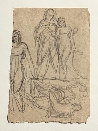 C69v Hercules and Hebe. Achilles and Penthesilea