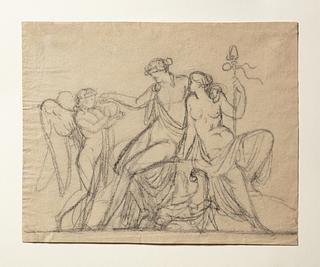 C101r Amor og Bacchus og Ariadne