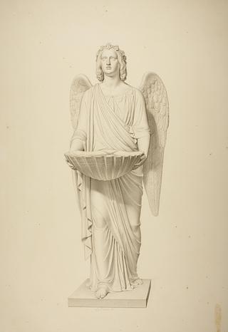 D95 Dåbens engel stående