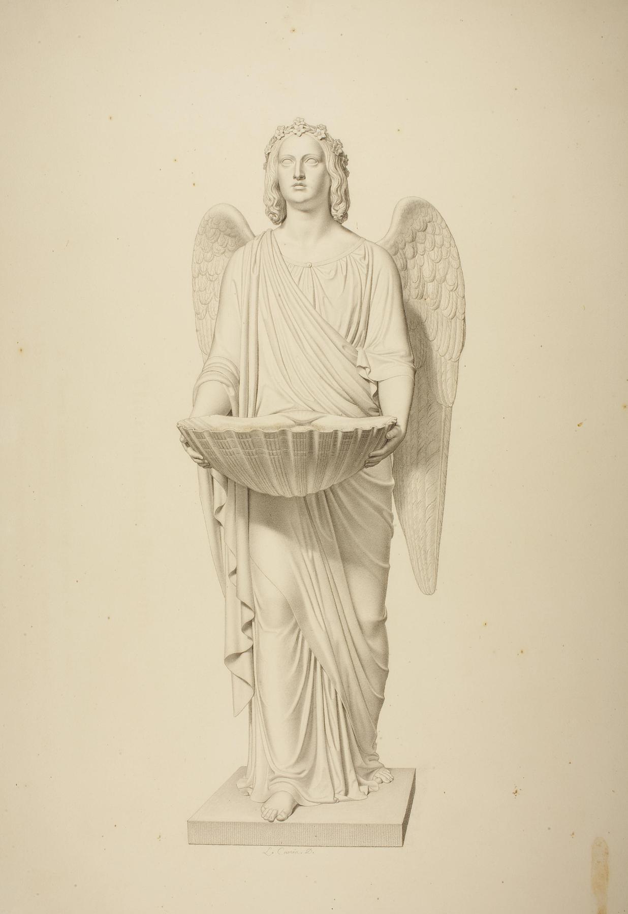 Dåbens engel stående, D95