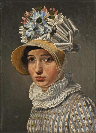 B406 Portrait of an Unknown Lady, Probably C.W. Eckersberg's Roman Model Maddalena
