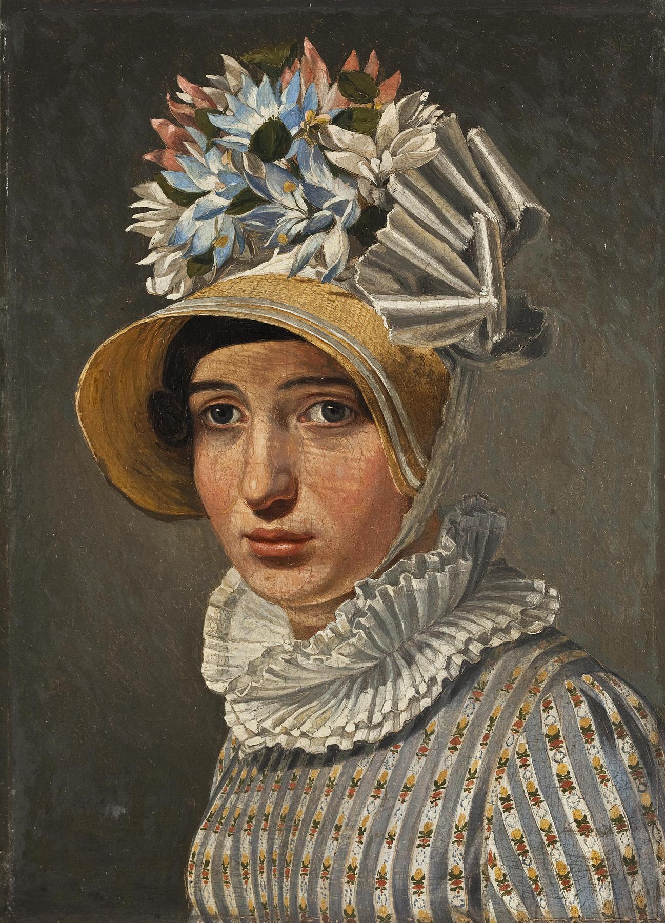 Portrait of an Unknown Lady, Probably C.W. Eckersberg's Roman Model Maddalena, B406