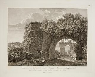 E591,6 View of Arches of Aqua Marcia at Tivoli