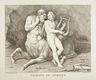 E90 Chiron Teaching Achilles to Play the Lyre