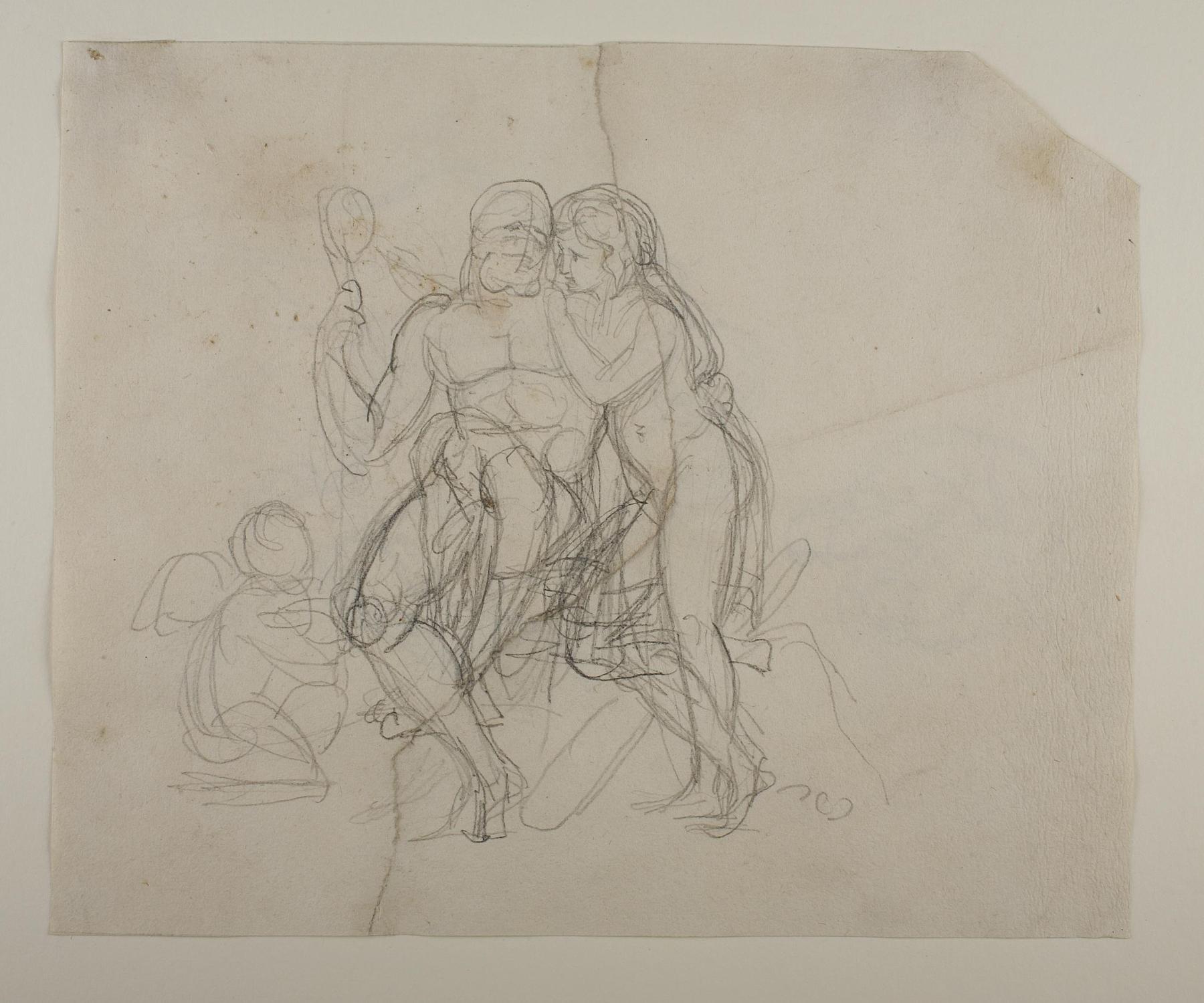Hercules, Omphale, and Cupid, C542r