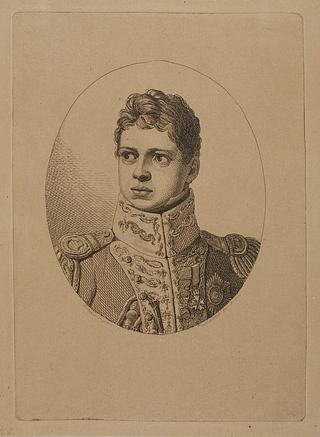 E1040 Young Man in Military Costume