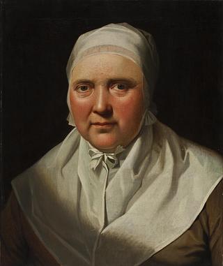 B411 Portræt af maleren Jens Juels mor Vilhelmine Elisabeth Juel