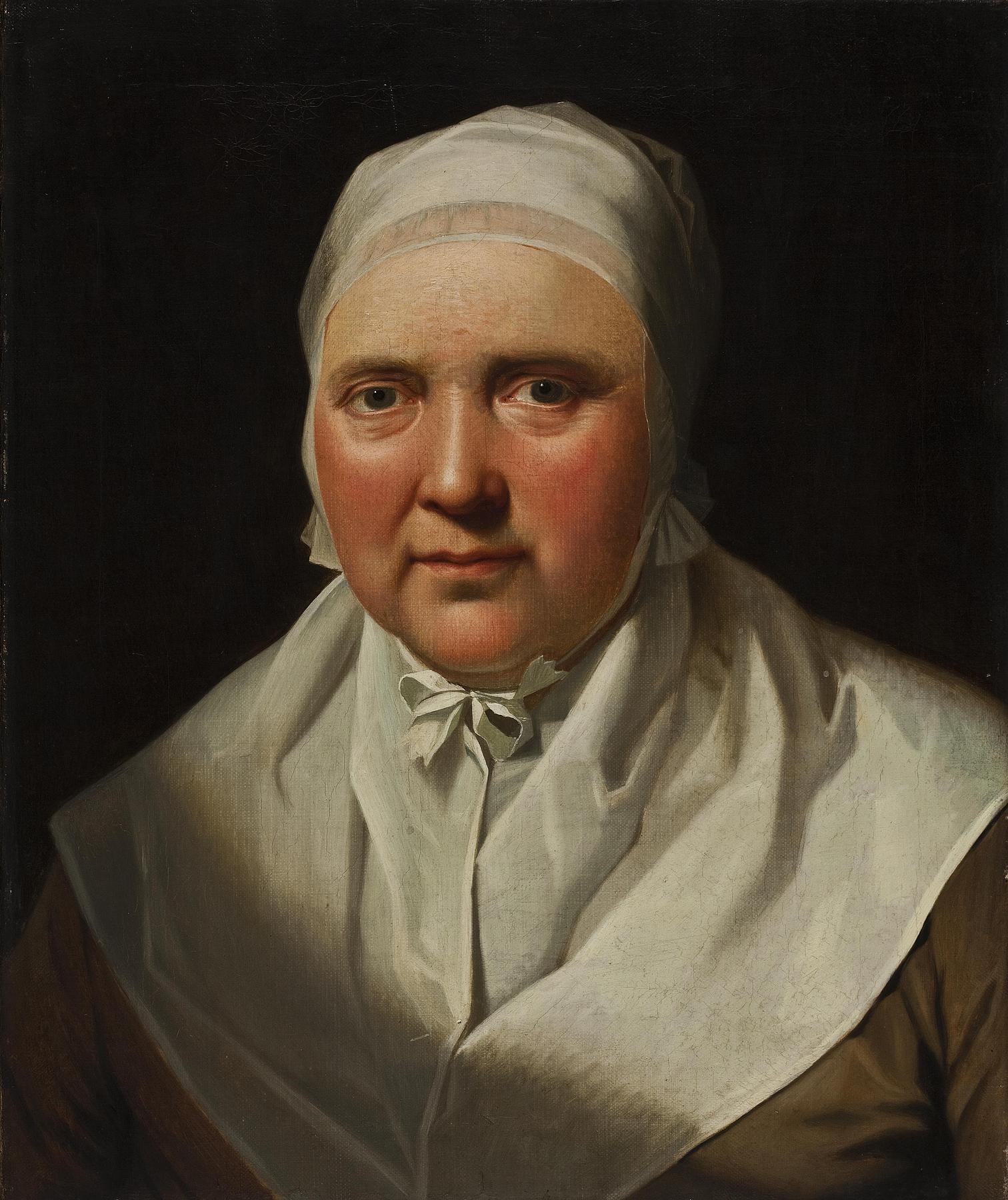 Portræt af maleren Jens Juels mor Vilhelmine Elisabeth Juel, B411