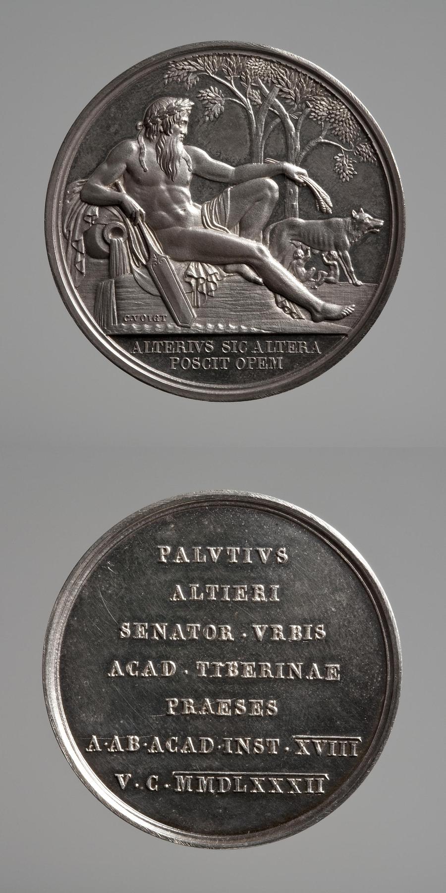 The Accademia Tiberina Medal, F124