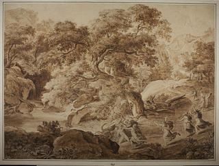 D744 Orpheus Being Killed by the Bacchantes