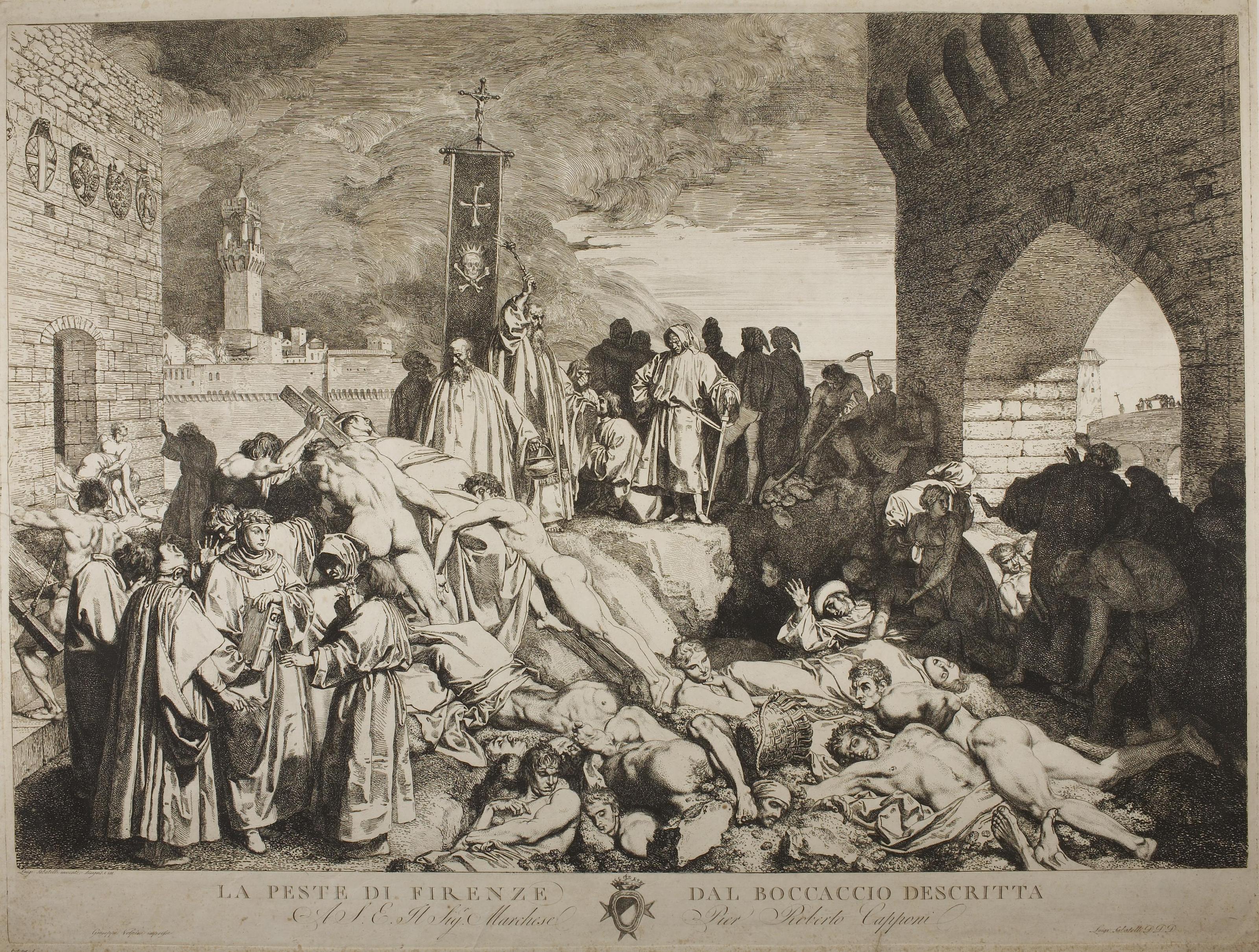 The Plague in Florence as described by Boccaccio, E1043 - Thorvaldsens ...