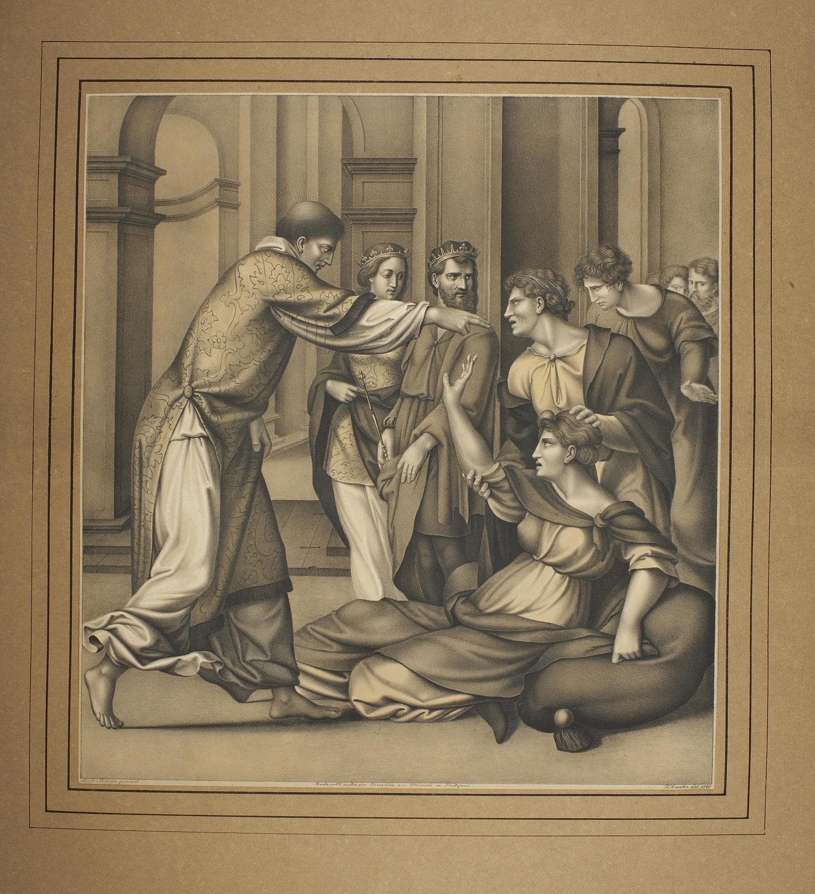 Sankt Cyriakus uddriver dæmonen fra den besatte Jobias, E1260