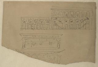 D1756 Theatre, Draft for Bindesbøll's application for admisson to The Royal Academy of Fine Arts