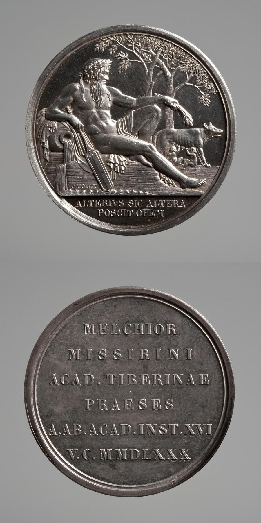 Accademia Tiberinas medalje, F123