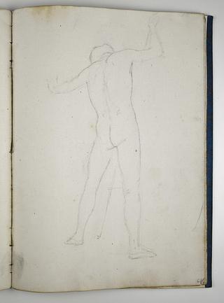 D1588,67 Male Model from the Back