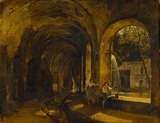 B110 En grotte i Mæcenas villa i Tivoli