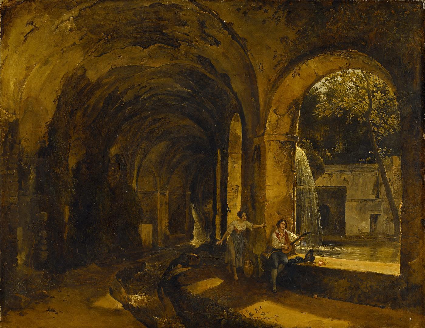 En grotte i Mæcenas villa i Tivoli, B110