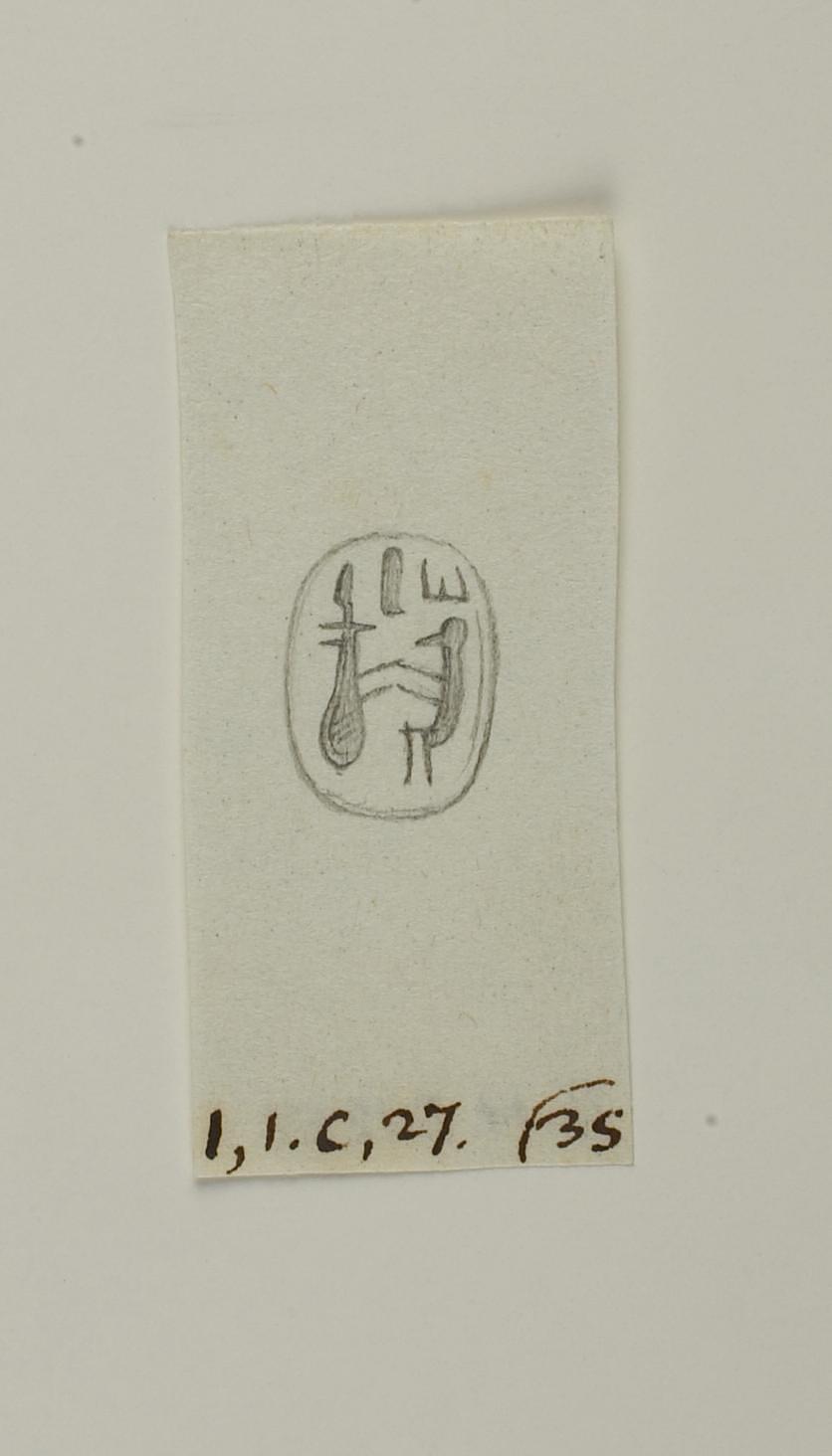 Hieroglyph-signet, D1251
